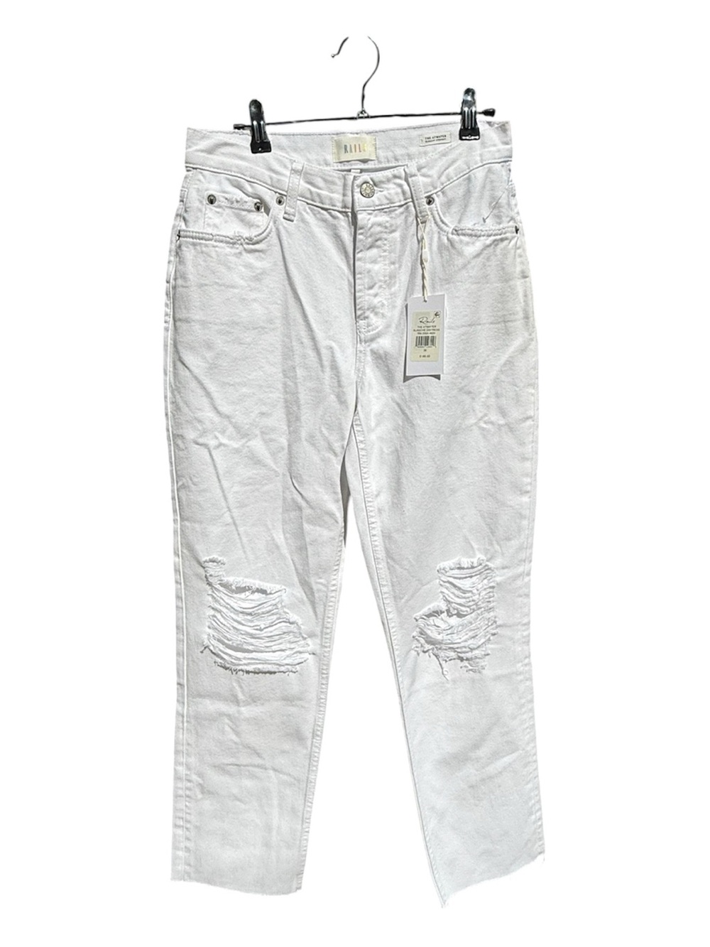 Rails “The Atwater” Slouchy Straight White Denim Rails Water.org Collab